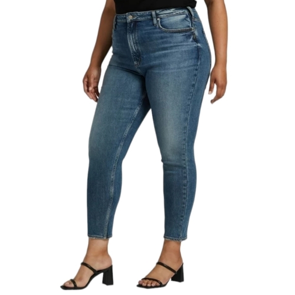 Silver Jean Co. Mom Jeans High Rise Tapered size 32 NWT - Picture 6 of 17